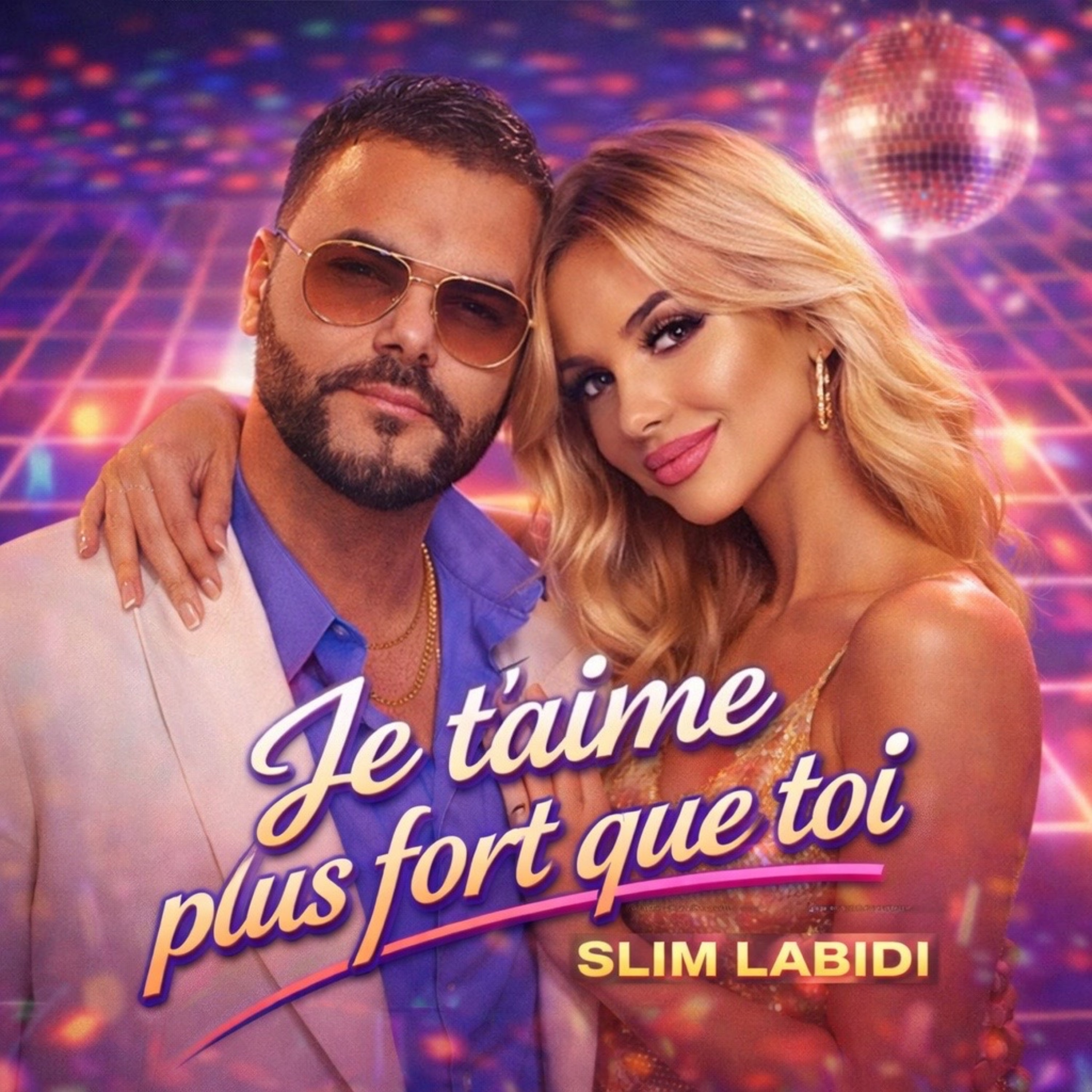 Pochette du titre Je t’aime plus fort que toi de Slim Labidi